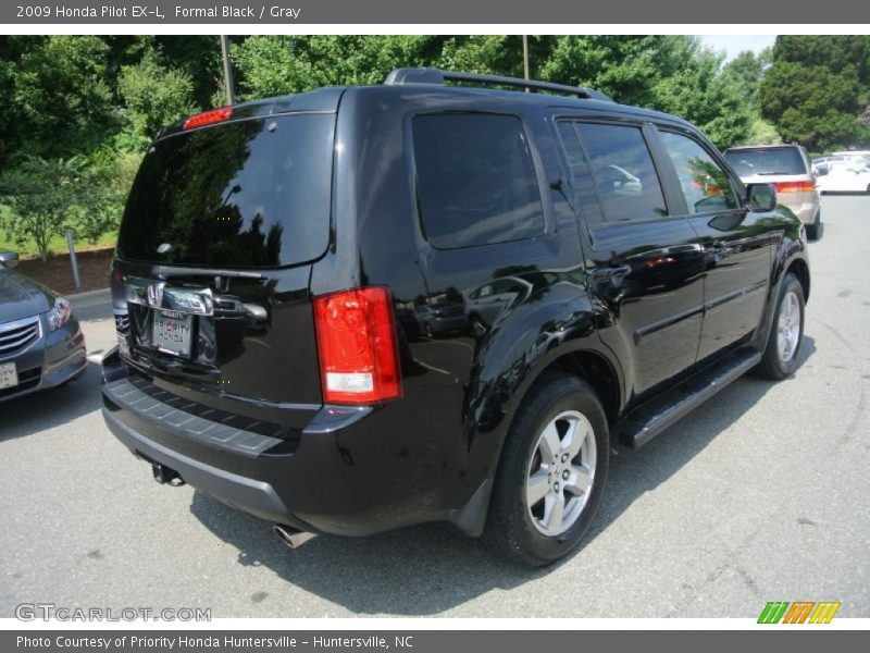 Formal Black / Gray 2009 Honda Pilot EX-L