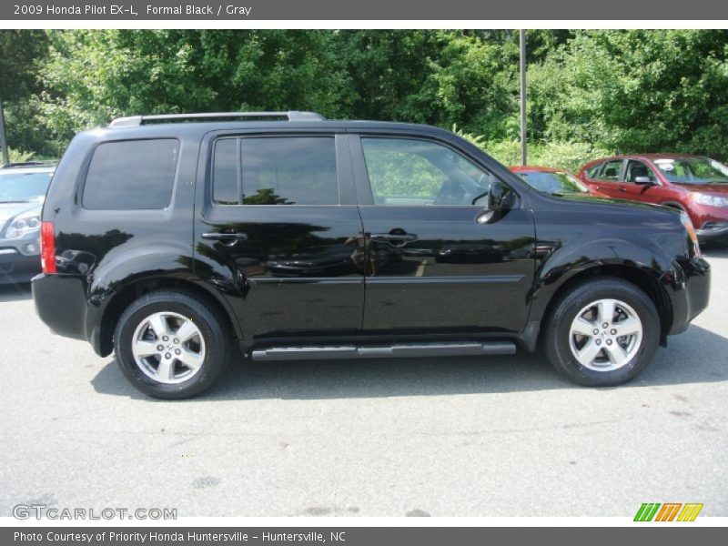 Formal Black / Gray 2009 Honda Pilot EX-L