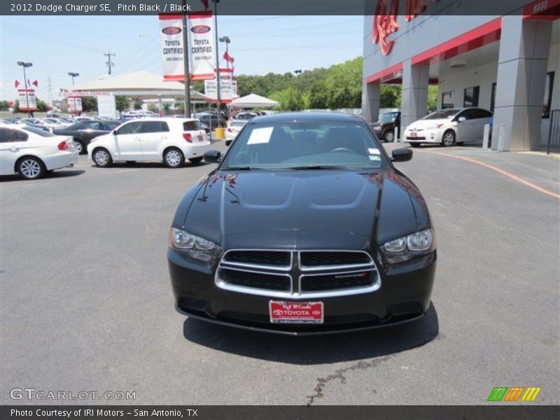 Pitch Black / Black 2012 Dodge Charger SE