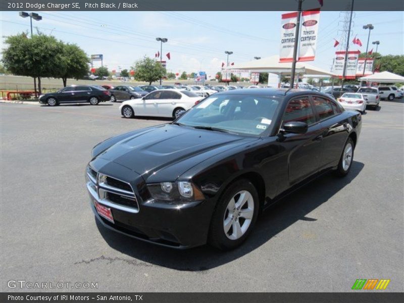 Pitch Black / Black 2012 Dodge Charger SE