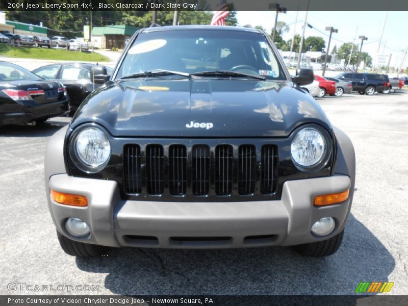 Black Clearcoat / Dark Slate Gray 2004 Jeep Liberty Sport 4x4