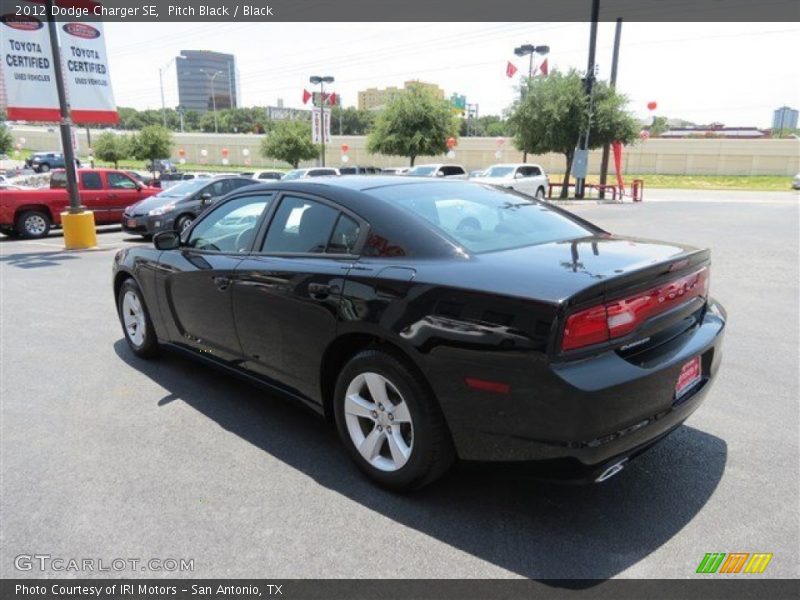 Pitch Black / Black 2012 Dodge Charger SE