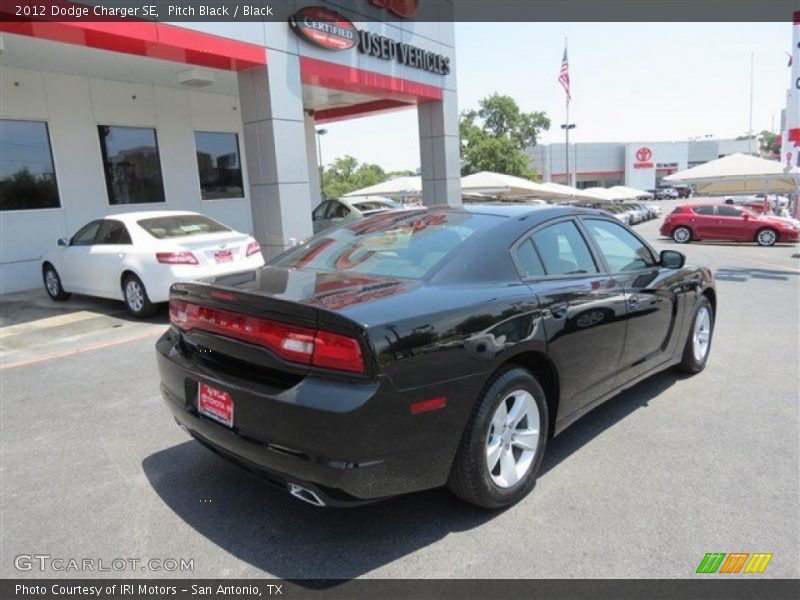 Pitch Black / Black 2012 Dodge Charger SE