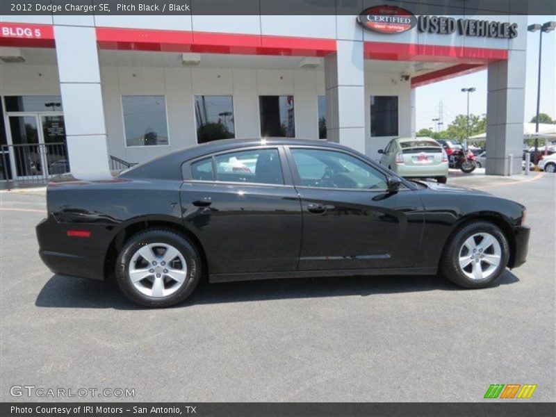 Pitch Black / Black 2012 Dodge Charger SE