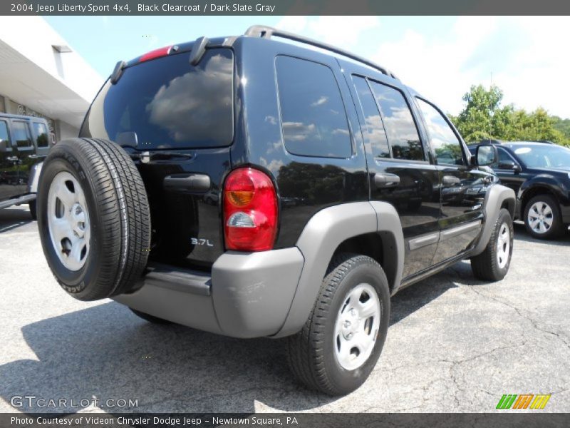 Black Clearcoat / Dark Slate Gray 2004 Jeep Liberty Sport 4x4