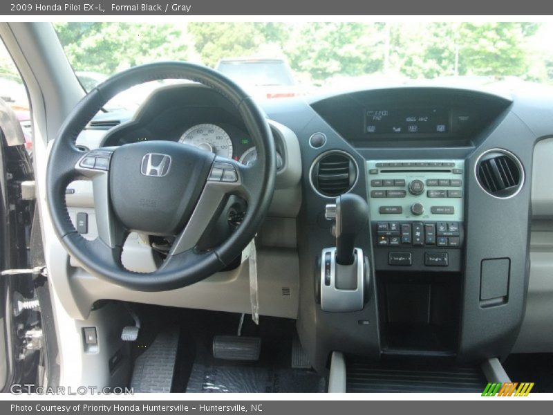 Formal Black / Gray 2009 Honda Pilot EX-L