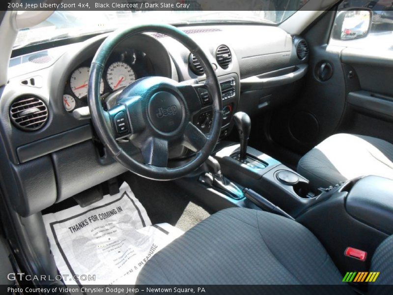 Black Clearcoat / Dark Slate Gray 2004 Jeep Liberty Sport 4x4