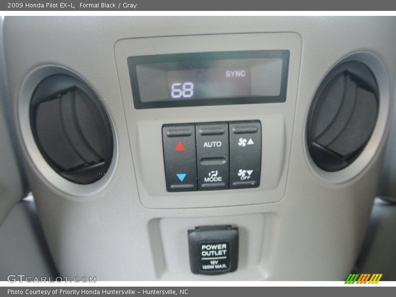 Formal Black / Gray 2009 Honda Pilot EX-L