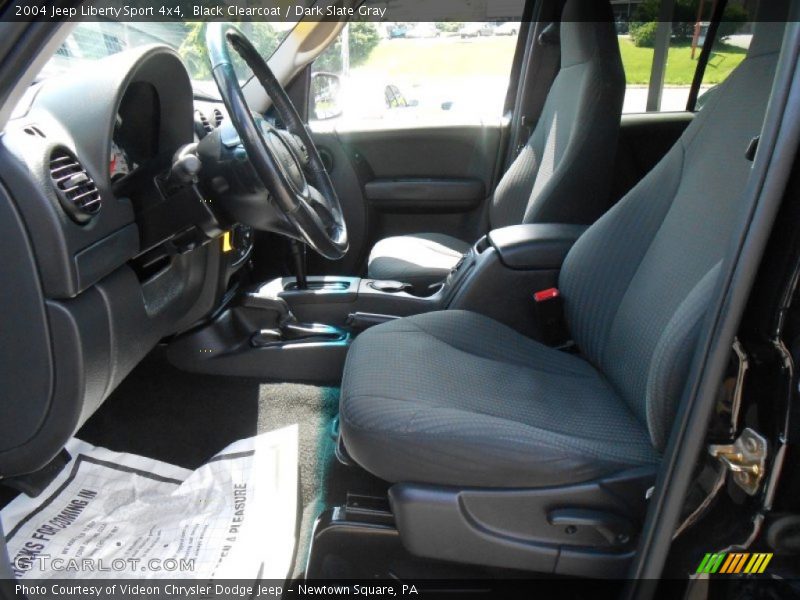 Black Clearcoat / Dark Slate Gray 2004 Jeep Liberty Sport 4x4