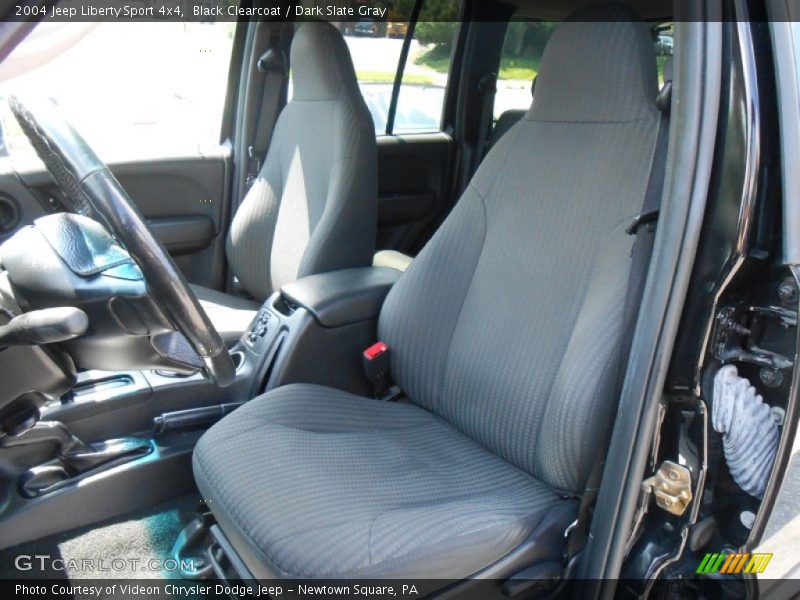Black Clearcoat / Dark Slate Gray 2004 Jeep Liberty Sport 4x4