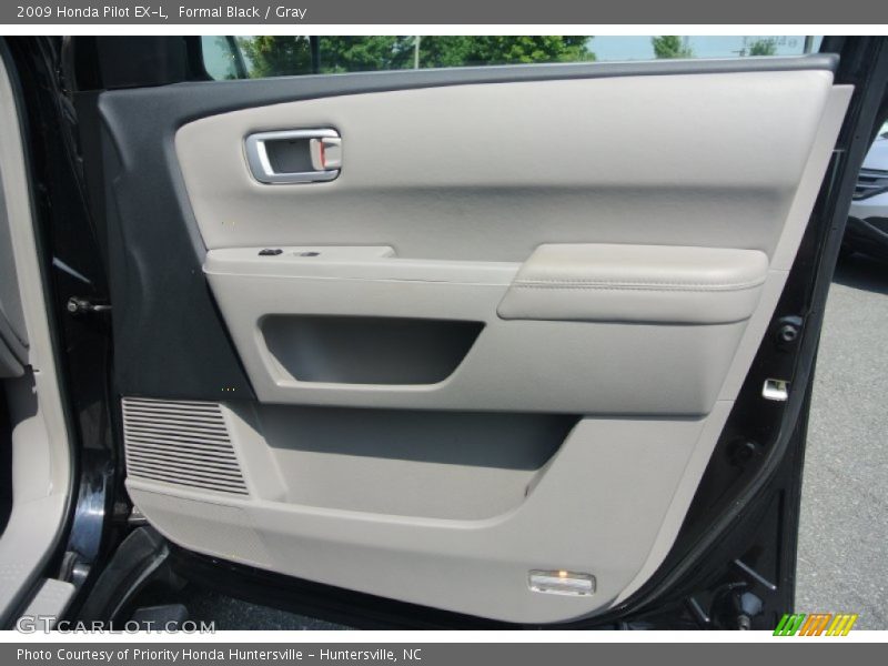 Formal Black / Gray 2009 Honda Pilot EX-L