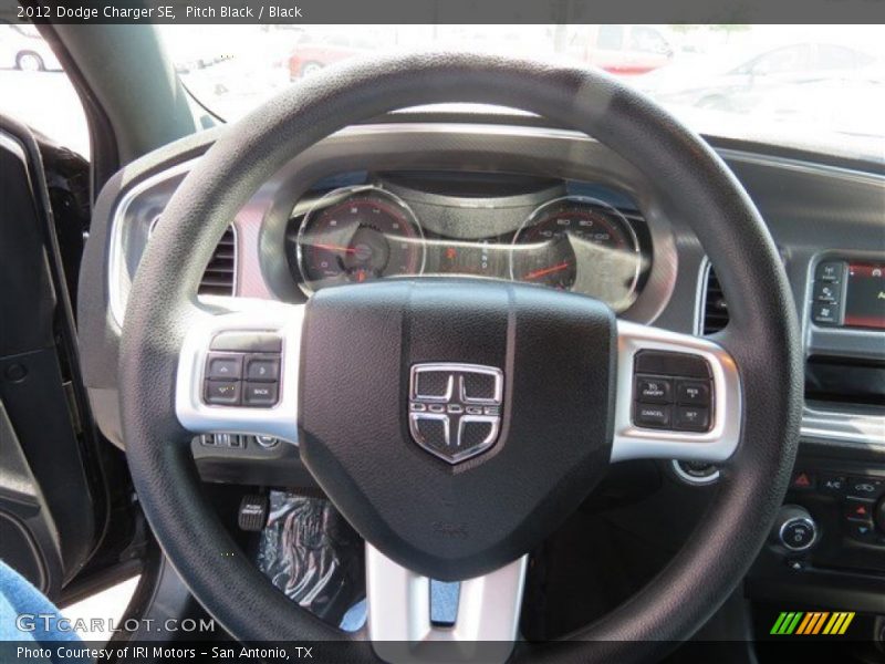 Pitch Black / Black 2012 Dodge Charger SE