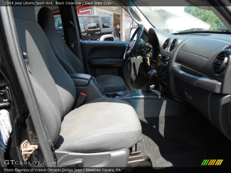 Black Clearcoat / Dark Slate Gray 2004 Jeep Liberty Sport 4x4