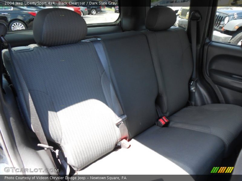 Black Clearcoat / Dark Slate Gray 2004 Jeep Liberty Sport 4x4