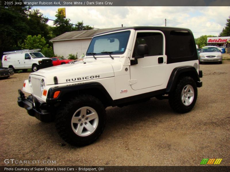 Stone White / Dark Slate Gray 2005 Jeep Wrangler Rubicon 4x4