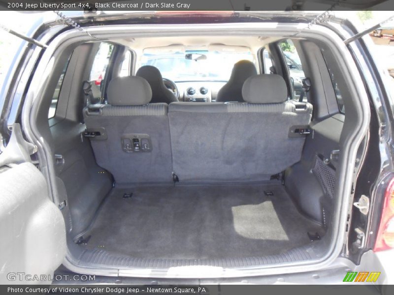 Black Clearcoat / Dark Slate Gray 2004 Jeep Liberty Sport 4x4