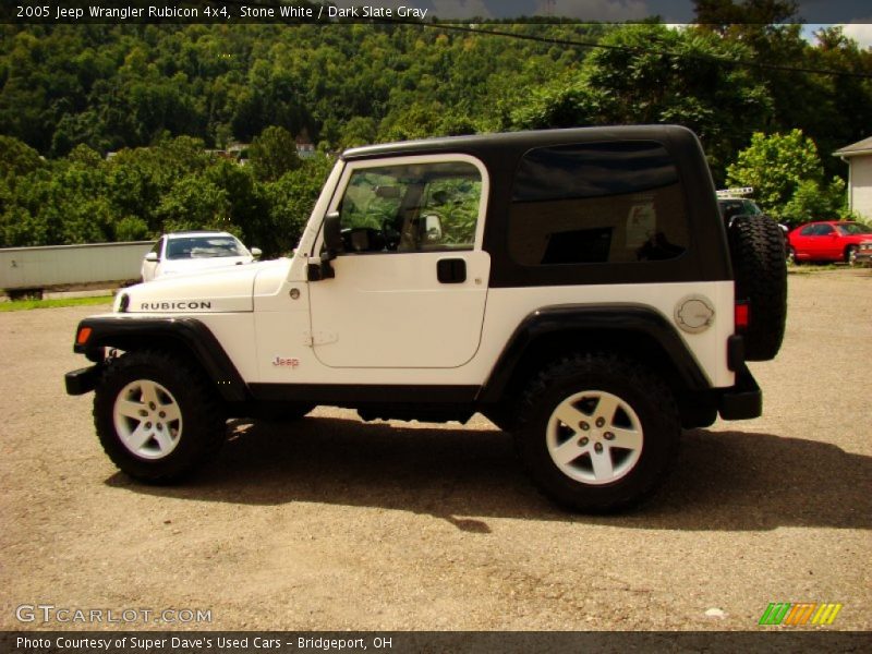 Stone White / Dark Slate Gray 2005 Jeep Wrangler Rubicon 4x4