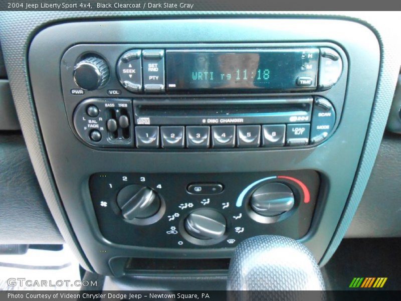 Black Clearcoat / Dark Slate Gray 2004 Jeep Liberty Sport 4x4