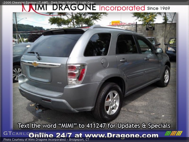 Dark Silver Metallic / Light Gray 2006 Chevrolet Equinox LT AWD