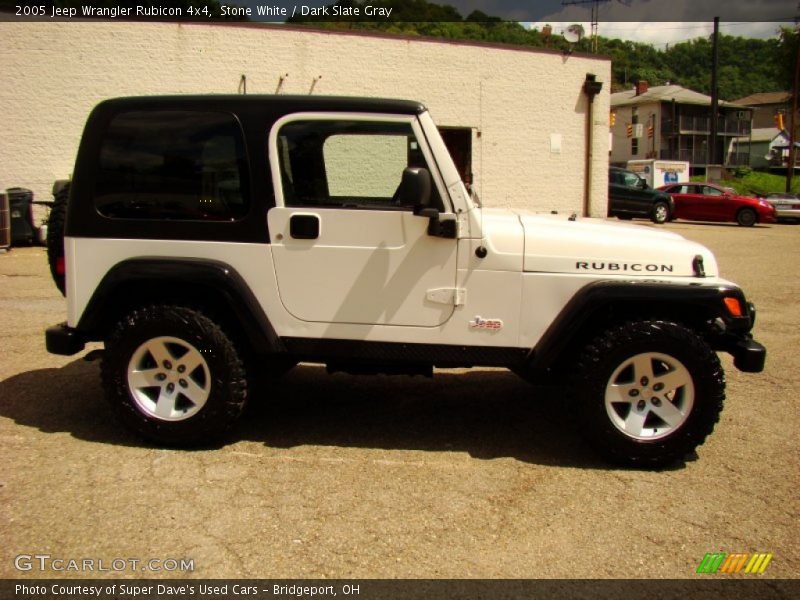 Stone White / Dark Slate Gray 2005 Jeep Wrangler Rubicon 4x4