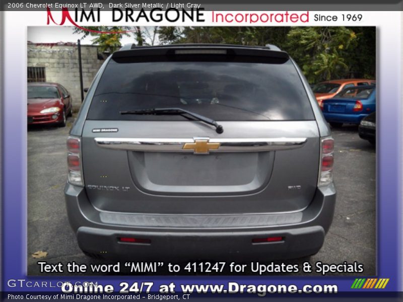 Dark Silver Metallic / Light Gray 2006 Chevrolet Equinox LT AWD