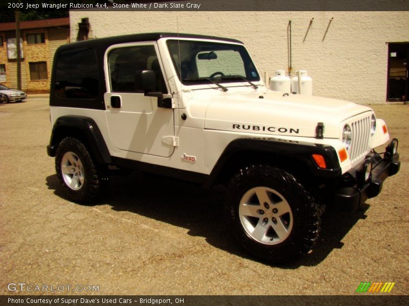 Stone White / Dark Slate Gray 2005 Jeep Wrangler Rubicon 4x4