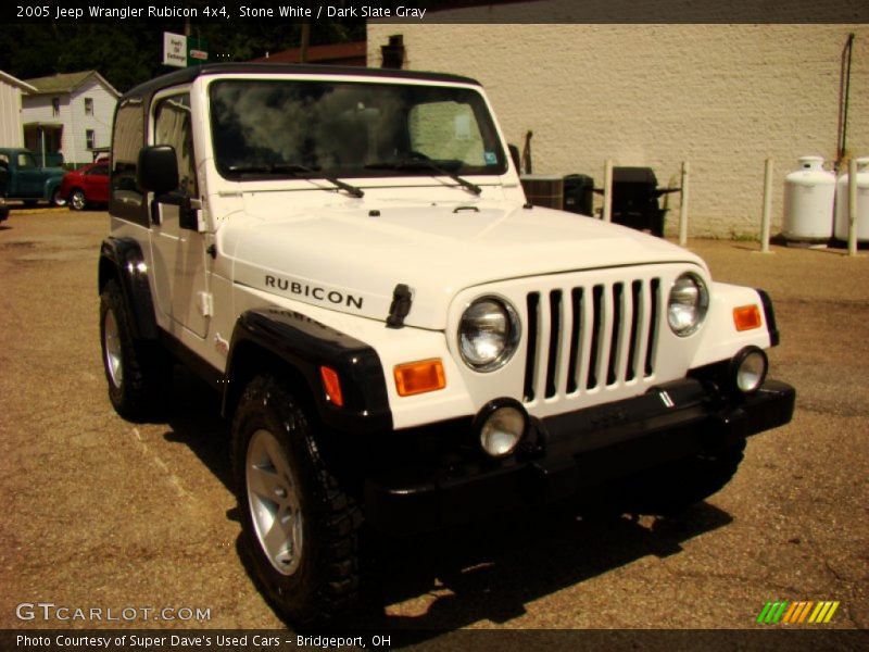 Stone White / Dark Slate Gray 2005 Jeep Wrangler Rubicon 4x4