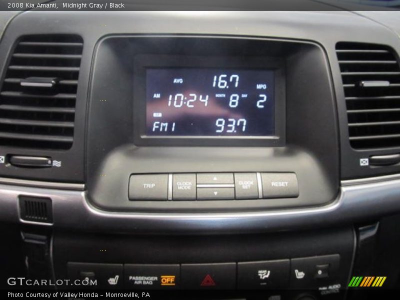 Midnight Gray / Black 2008 Kia Amanti