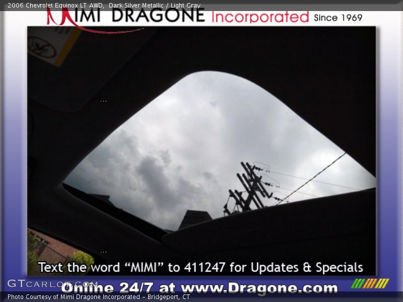 Dark Silver Metallic / Light Gray 2006 Chevrolet Equinox LT AWD