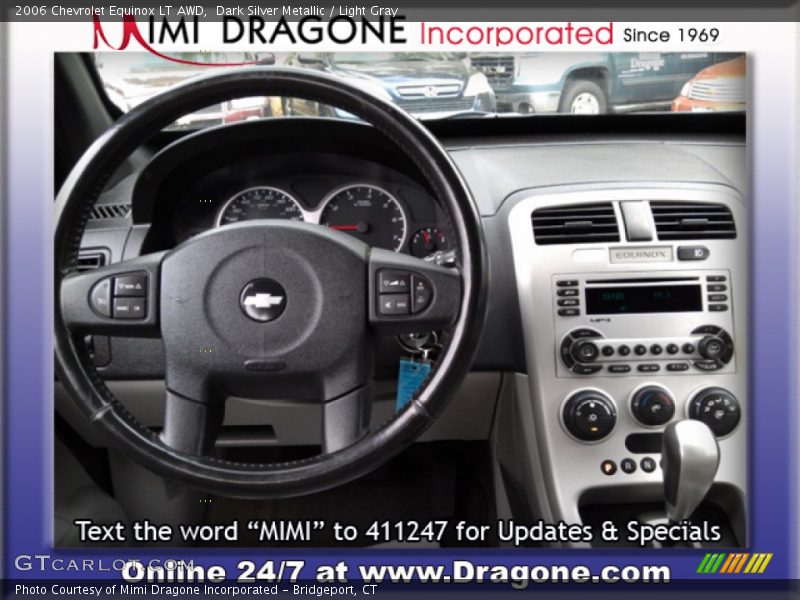 Dark Silver Metallic / Light Gray 2006 Chevrolet Equinox LT AWD