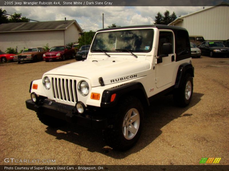 Stone White / Dark Slate Gray 2005 Jeep Wrangler Rubicon 4x4