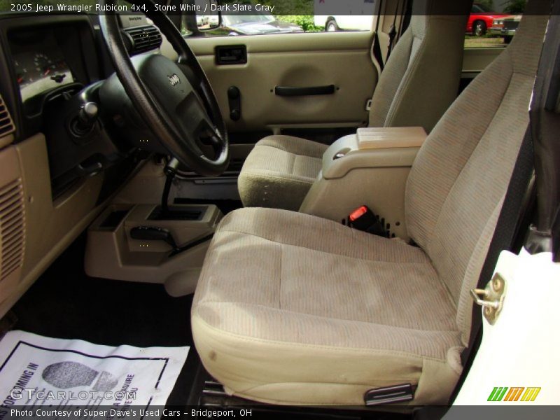 Stone White / Dark Slate Gray 2005 Jeep Wrangler Rubicon 4x4