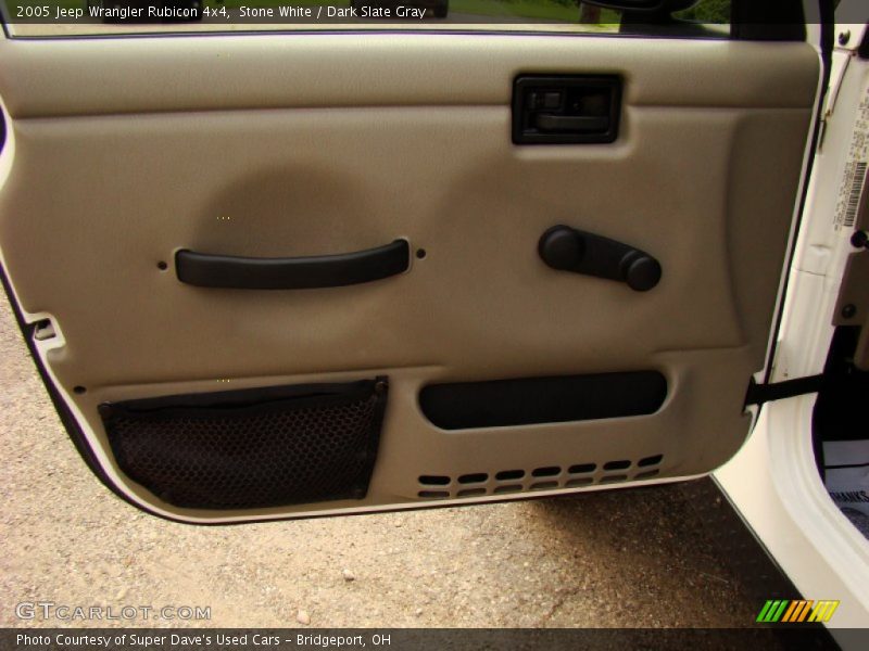 Stone White / Dark Slate Gray 2005 Jeep Wrangler Rubicon 4x4