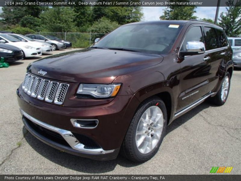 Front 3/4 View of 2014 Grand Cherokee Summit 4x4