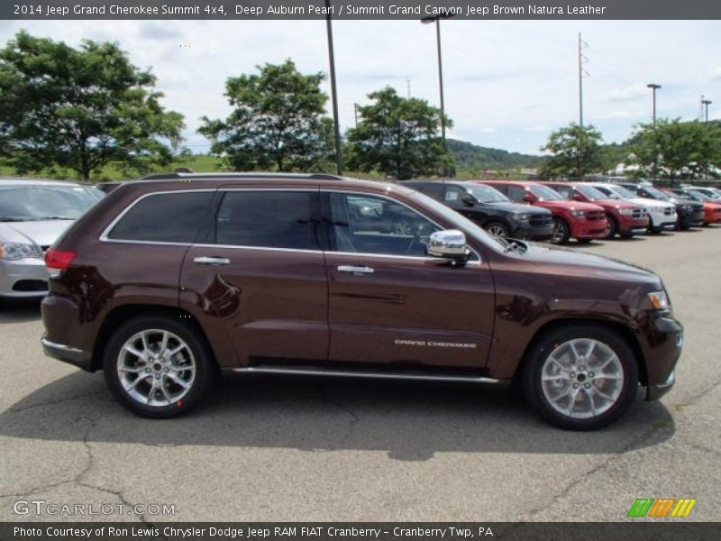  2014 Grand Cherokee Summit 4x4 Deep Auburn Pearl