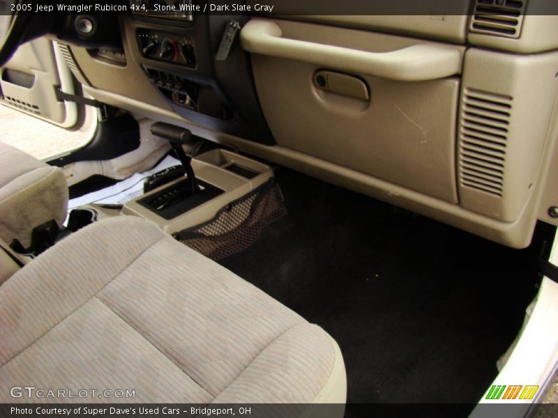 Stone White / Dark Slate Gray 2005 Jeep Wrangler Rubicon 4x4