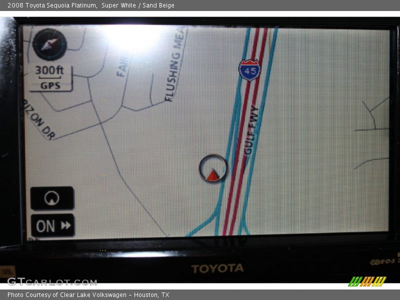 Super White / Sand Beige 2008 Toyota Sequoia Platinum