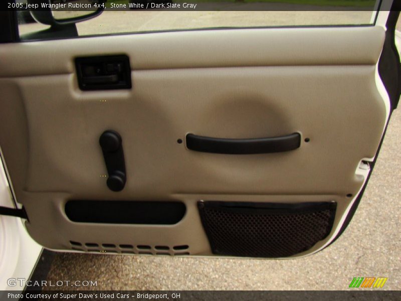 Stone White / Dark Slate Gray 2005 Jeep Wrangler Rubicon 4x4