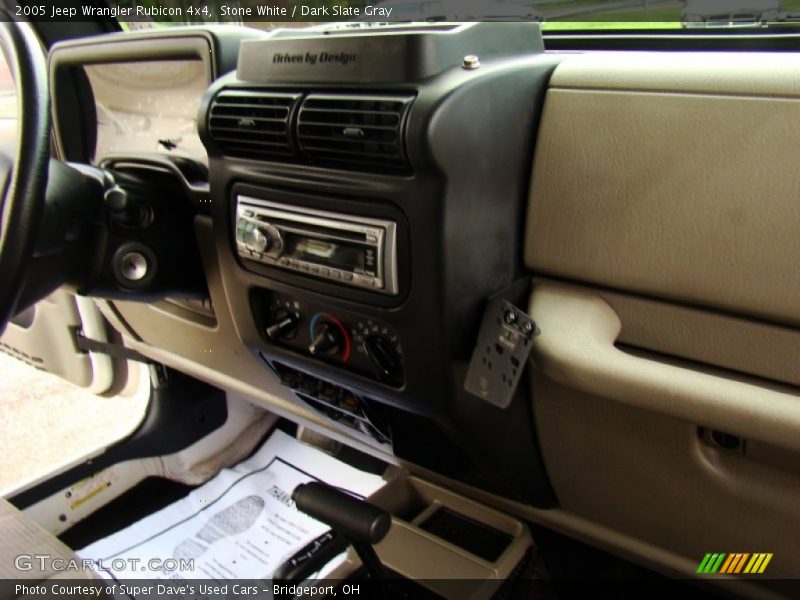 Stone White / Dark Slate Gray 2005 Jeep Wrangler Rubicon 4x4