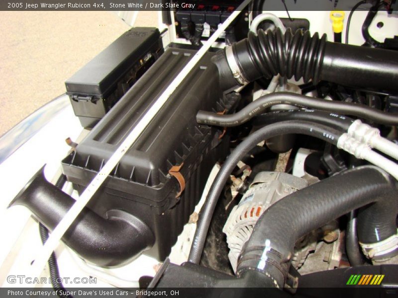 Stone White / Dark Slate Gray 2005 Jeep Wrangler Rubicon 4x4