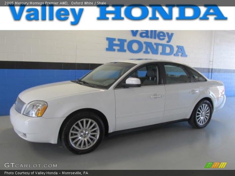 Oxford White / Shale 2005 Mercury Montego Premier AWD