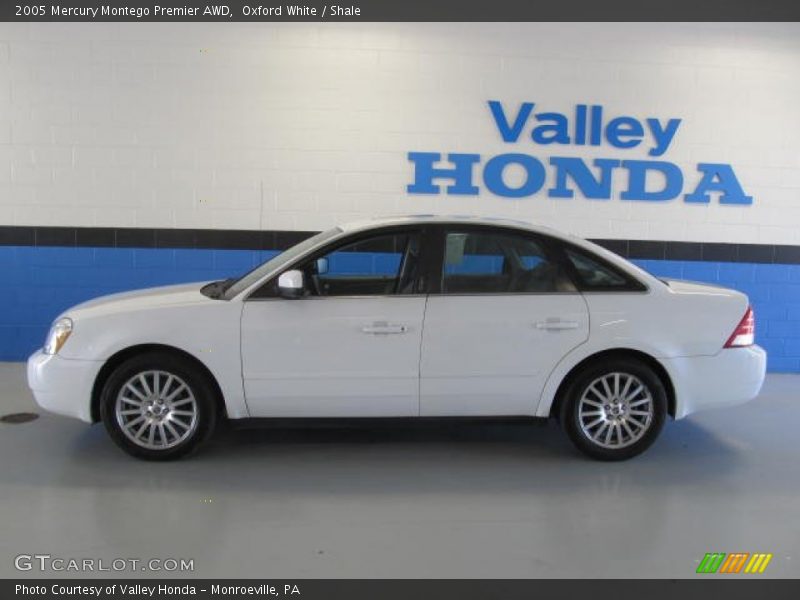 Oxford White / Shale 2005 Mercury Montego Premier AWD