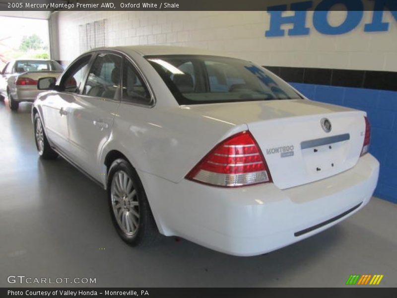 Oxford White / Shale 2005 Mercury Montego Premier AWD