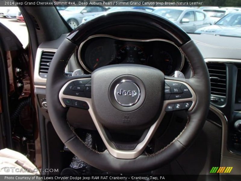  2014 Grand Cherokee Summit 4x4 Steering Wheel