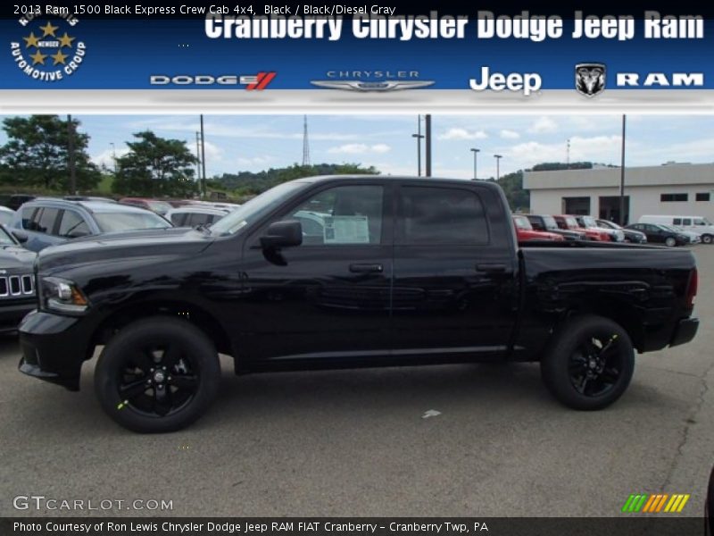 Black / Black/Diesel Gray 2013 Ram 1500 Black Express Crew Cab 4x4