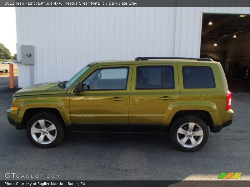 Rescue Green Metallic / Dark Slate Gray 2012 Jeep Patriot Latitude 4x4