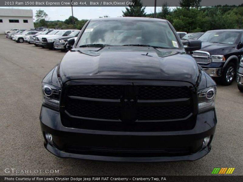 Black / Black/Diesel Gray 2013 Ram 1500 Black Express Crew Cab 4x4