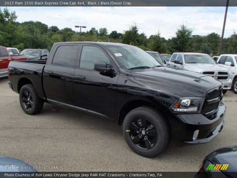 Black / Black/Diesel Gray 2013 Ram 1500 Black Express Crew Cab 4x4