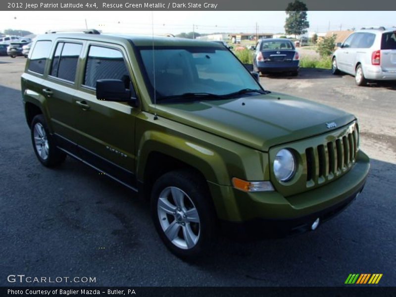 Rescue Green Metallic / Dark Slate Gray 2012 Jeep Patriot Latitude 4x4