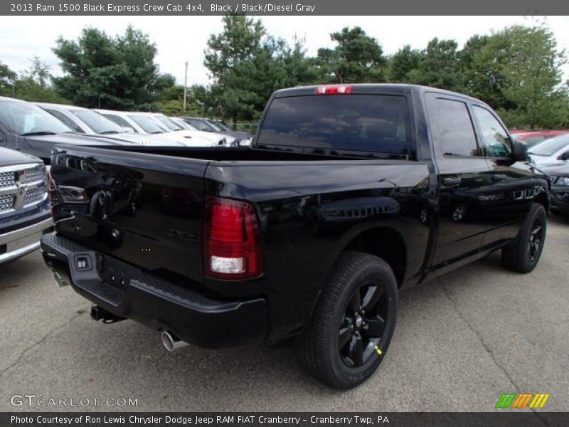 Black / Black/Diesel Gray 2013 Ram 1500 Black Express Crew Cab 4x4